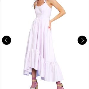 Hunter Bell lilac midi dress.